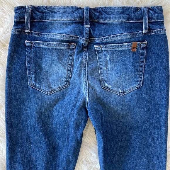 Joe's Jeans The Skinny Rolled Distressed Keagan Ankle Cut - Picture 10 of 13